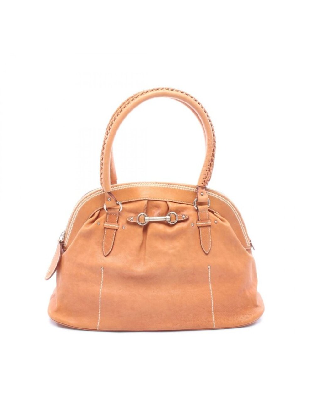 Dior Handbag Brown Leather